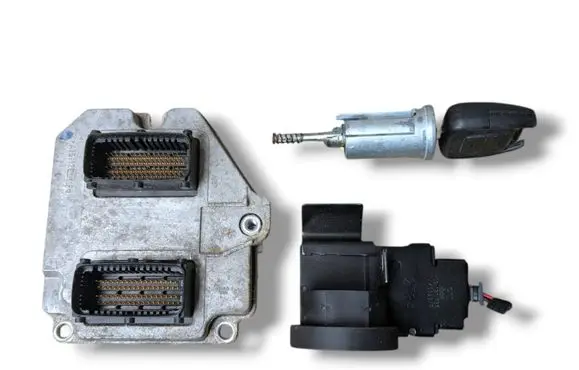 Opel Astra G Engine ECU kit and lock set 55559287