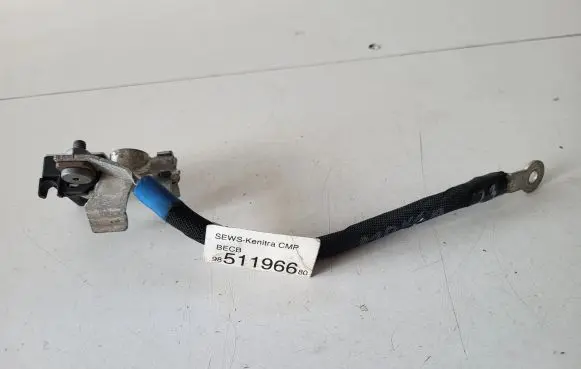 Opel Mokka B Negative earth cable (battery) 9851196680