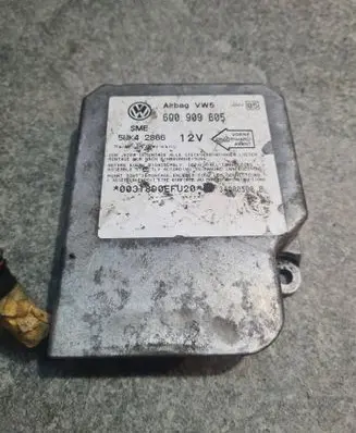 Volkswagen Sharan Airbag control unit/module 6Q0909605 5WK42866