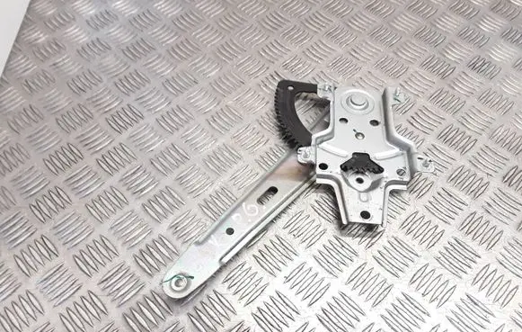 Rear window lifting mechanism without motor