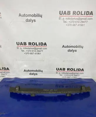 Front bumper foam support bar