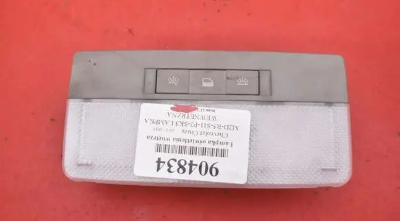 Chevrolet Cruze Boot/trunk interior light 95027402