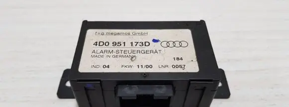 Audi A6 S6 C5 4B Alarm control unit/module 4D0951173D