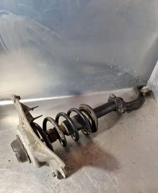 Front shock absorber with coil spring