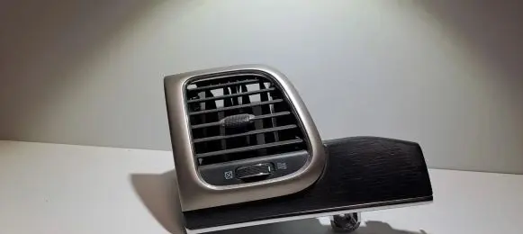 Dashboard air vent grill cover trim