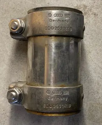Volkswagen Phaeton Muffler pipe connector clamp 3D0253141B