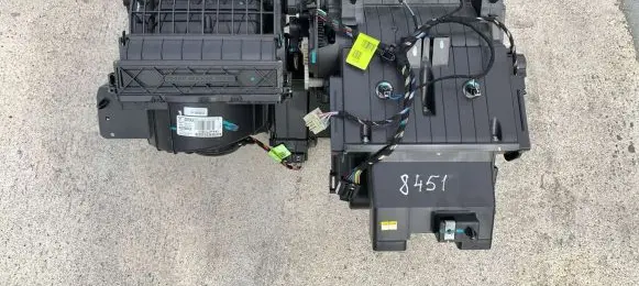 Interior heater climate box assembly