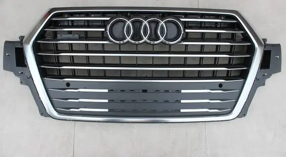 Audi Q7 4M Front bumper upper radiator grill 4M0853651 4M0853651D 4M0853651E