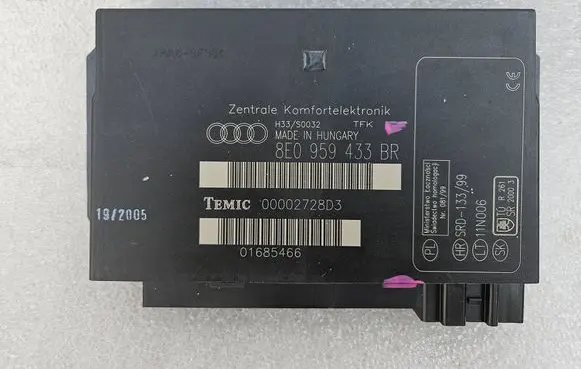 Audi A4 S4 B7 8E 8H Comfort/convenience module 8E0959433BR