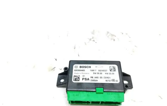 Peugeot 208 Parking PDC control unit/module 9675749680 150617 00248337