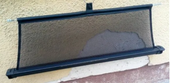 Parcel shelf load cover