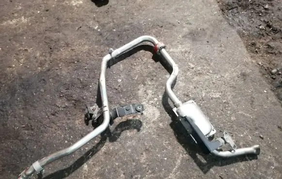 Audi Q7 4L Webasto auxiliary heater silencer 