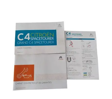 Citroen C4 SpaceTourer Owners service history hand book 