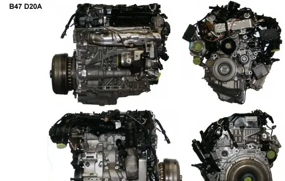 BMW 3 F30 F35 F31 Engine B47D20A