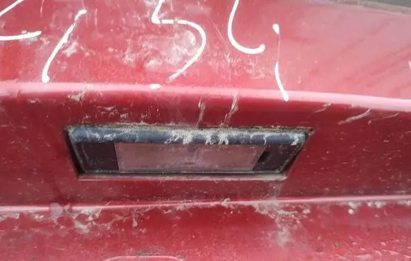 Citroen C3 Number plate light