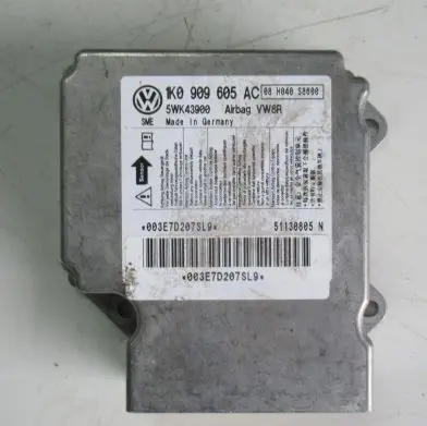 Seat Altea XL Airbag control unit/module 1K0909605AC 08H040S8600 5WK43900