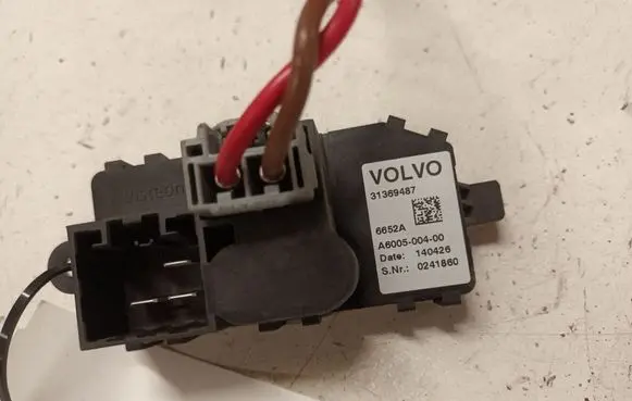 Volvo V40 Heater blower motor/fan resistor 31369487 6652A A600500400