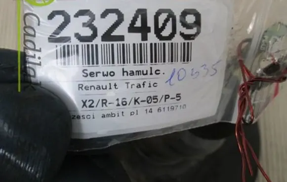 Renault Trafic I Brake booster