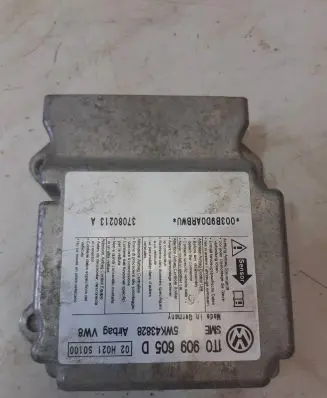 Volkswagen Touran I Airbag control unit/module 1T0909605D 5WK43828 02H021S