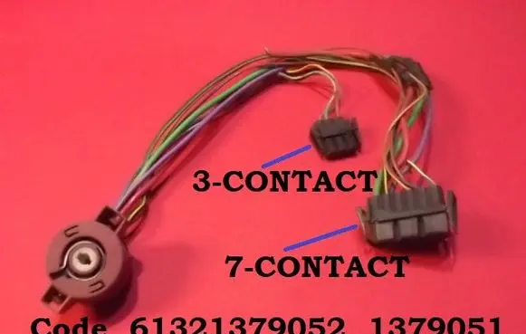 BMW 5 E34 Ignition lock contact 61321379052 1379051