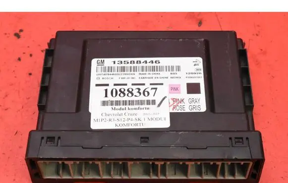 Chevrolet Cruze Comfort/convenience module 13588446