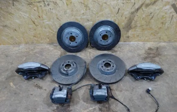 Mercedes-Benz S W222 Brake discs and calipers set 