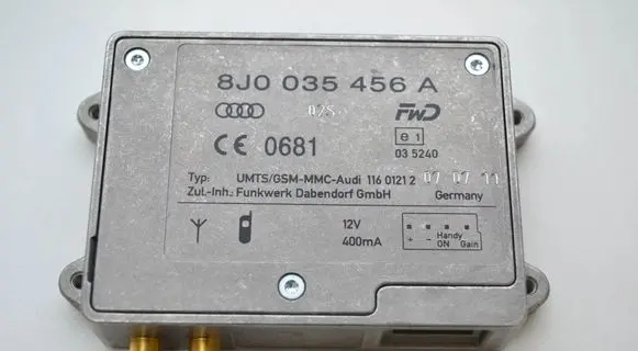 Audi A5 Sportback 8TA Aerial antenna amplifier 8J0035456A
