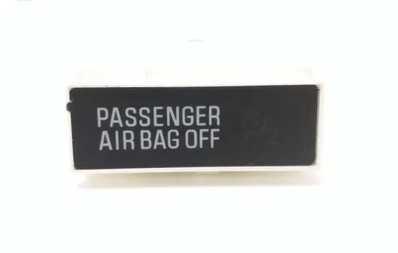 Passenger airbag on/off switch