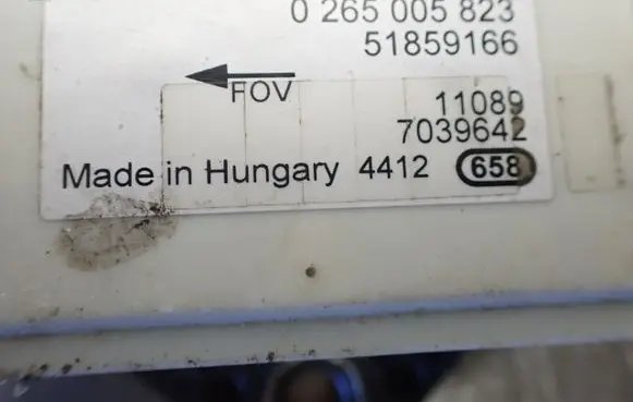 Fiat Punto (199) ESP (stability system) control unit 0265005823