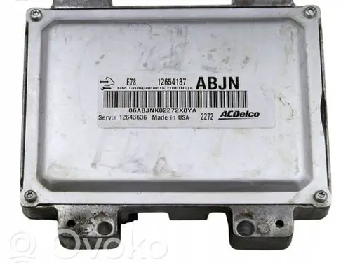 Opel Zafira A Engine control unit/module 12654137
