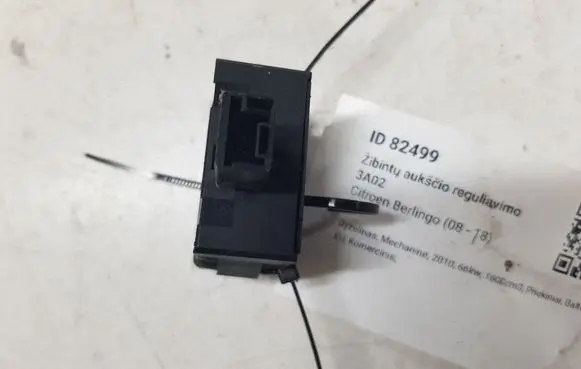 Citroen Berlingo Headlight level height control switch 96384422XT 96366692XT