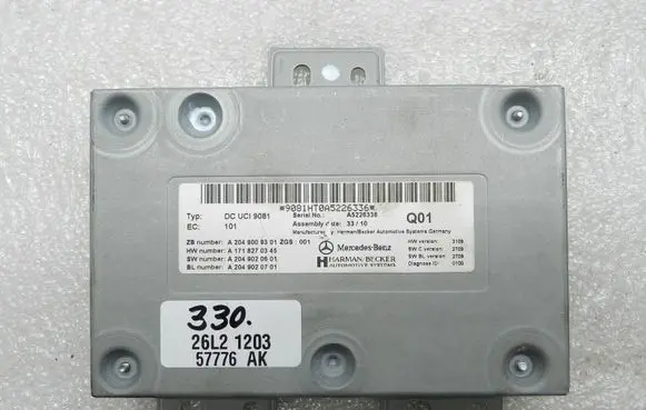 Mercedes-Benz E W212 Head unit multimedia control A2049009301