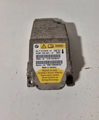 BMW 5 E60 E61 Airbag control unit/module 9172018 09B175MA0819L 220443116