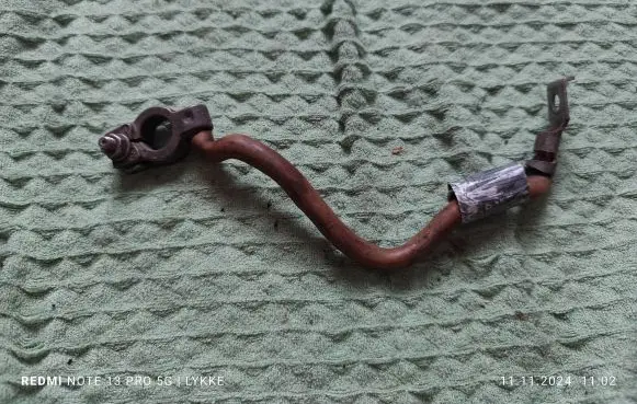 BMW 5 E39 Negative earth cable (battery) 1436910 S8074 20691