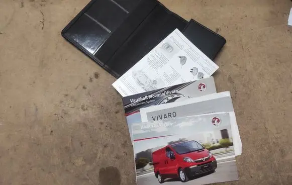 Opel Vivaro Owners service history hand book