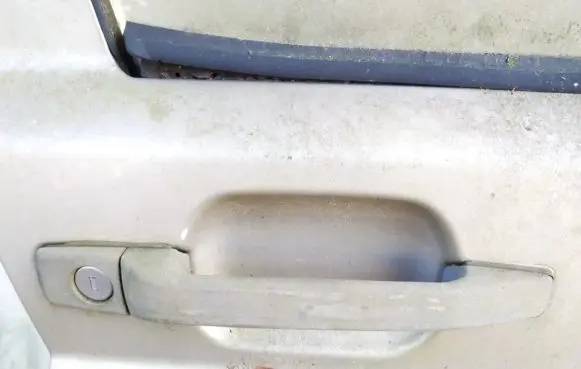 Mercedes-Benz 190 W201 Front door exterior handle
