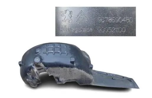 Peugeot 301 Rear arch fender liner splash guards 9678690480