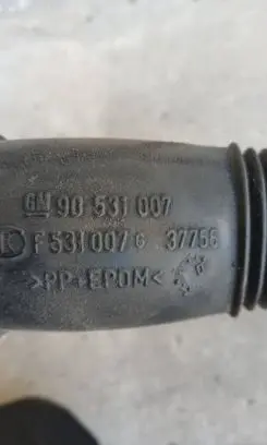Opel Zafira A Air intake hose/pipe 90531007 37756 F531007G