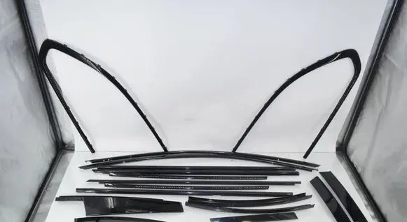BMW 5 F10 F11 Rear door glass trim molding 7209716 51357209716 51355A56DF8