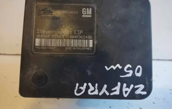 Opel Zafira B ABS Pump 00403654D0 4E36B11A22 10096005593