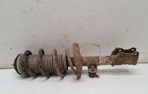 Opel Corsa D Front shock absorber with coil spring 13214358 GP27385