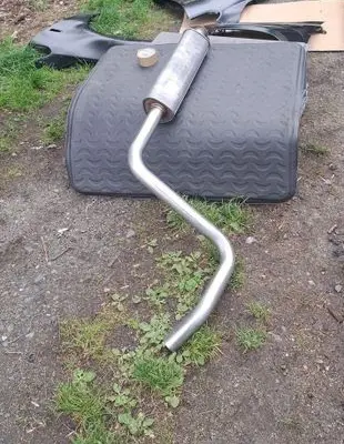 Opel Astra J Front muffler/silencer 13336209