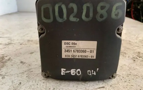BMW 5 E60 E61 ABS Pump 62217221107 3451678336001 ECU3452678336201