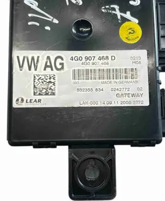 Audi A6 C7 Gateway control module 4G0907468D