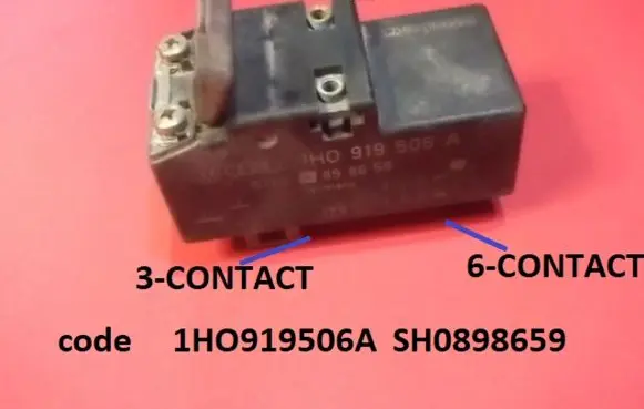 Seat Cordoba (6K) Coolant fan relay 1HO919506A SH0898659