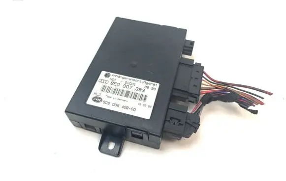 Audi A4 S4 B6 8E 8H Tow bar trailer control unit/module 8E0907383 5DS00840800