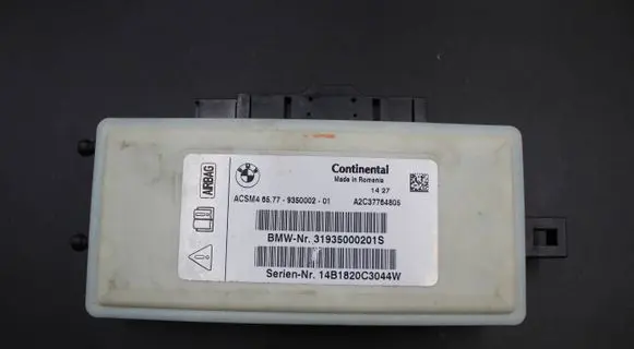 BMW X3 F25 Airbag control unit/module 9350002 A2C377648