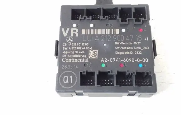 Mercedes-Benz E W212 Door control unit/module A2129004718