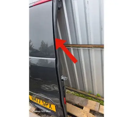 Ford Transit Custom Rubber seal loading door 