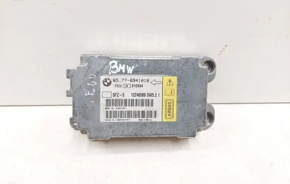 BMW 5 E60 E61 Airbag control unit/module 65776941018 6941018 12246589